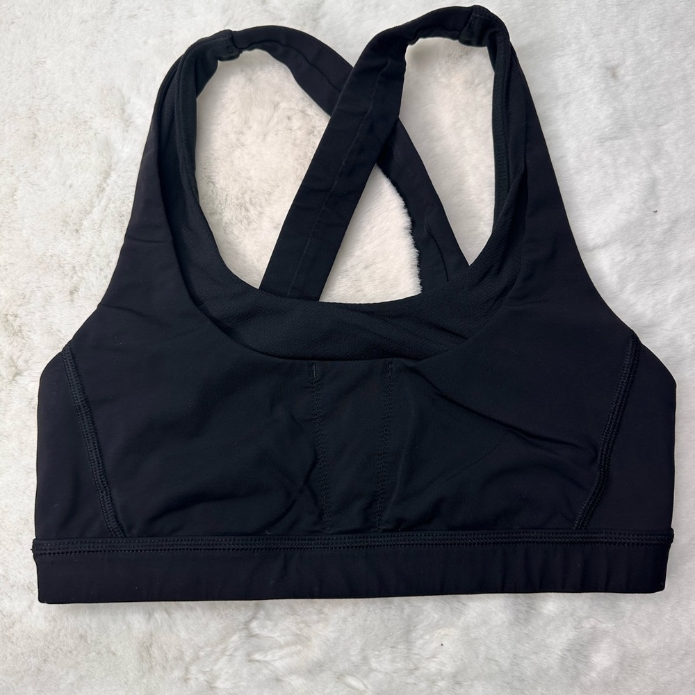 Lululemon Black Sports Bra Size 6